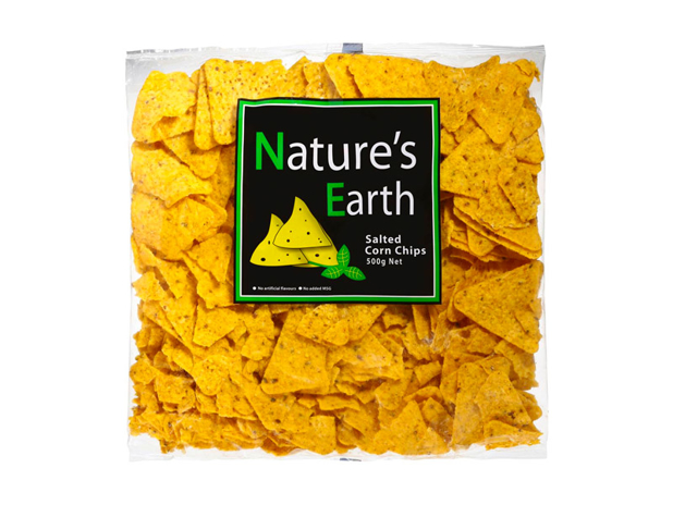 Nature's Earth Natural Corn Chips 500g